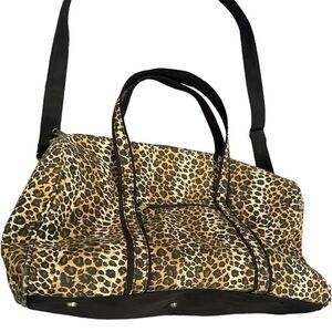 Alfagear Leopard Print Tote Bag Weekender Travel Bag Dufffle